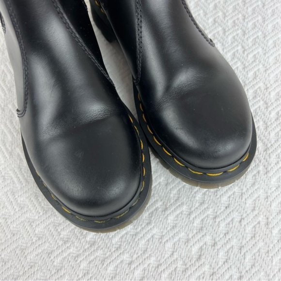 Dr. Martens Women's 2976 Leonore Faux Fur Chelsea Black size 6 - Picture 10 of 13
